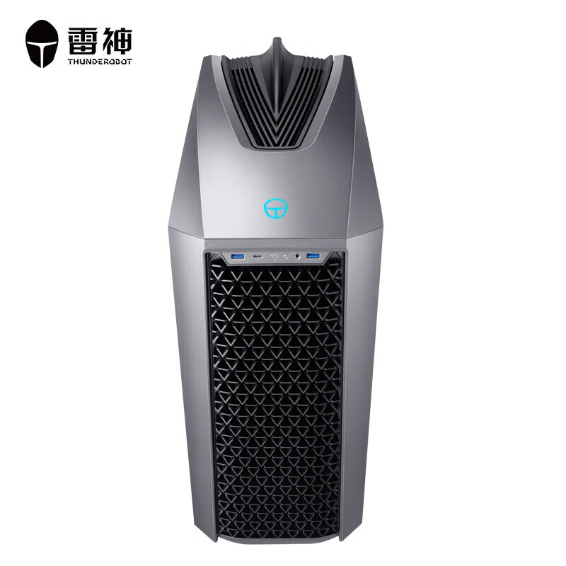 ThundeRobot 雷神 黑武士·Shark 设计台式机电竞主机(14代i7-14700K 16G DDR5 RTX4060Ti 1T