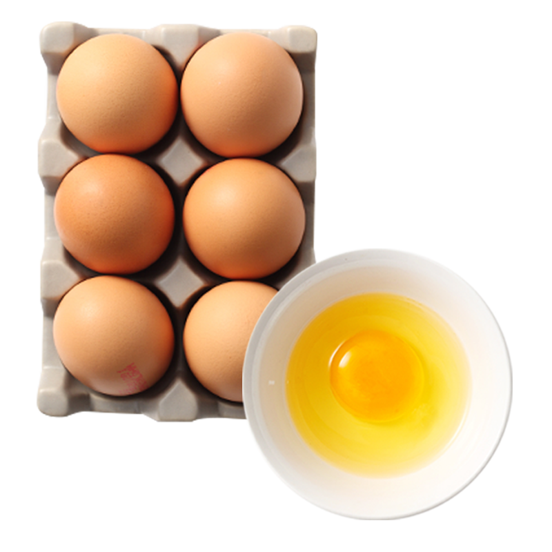 京东百亿补贴:1号会员店鲜鸡蛋 无抗生素谷粮喂养营养早餐食材 30枚/盒 1.5kg