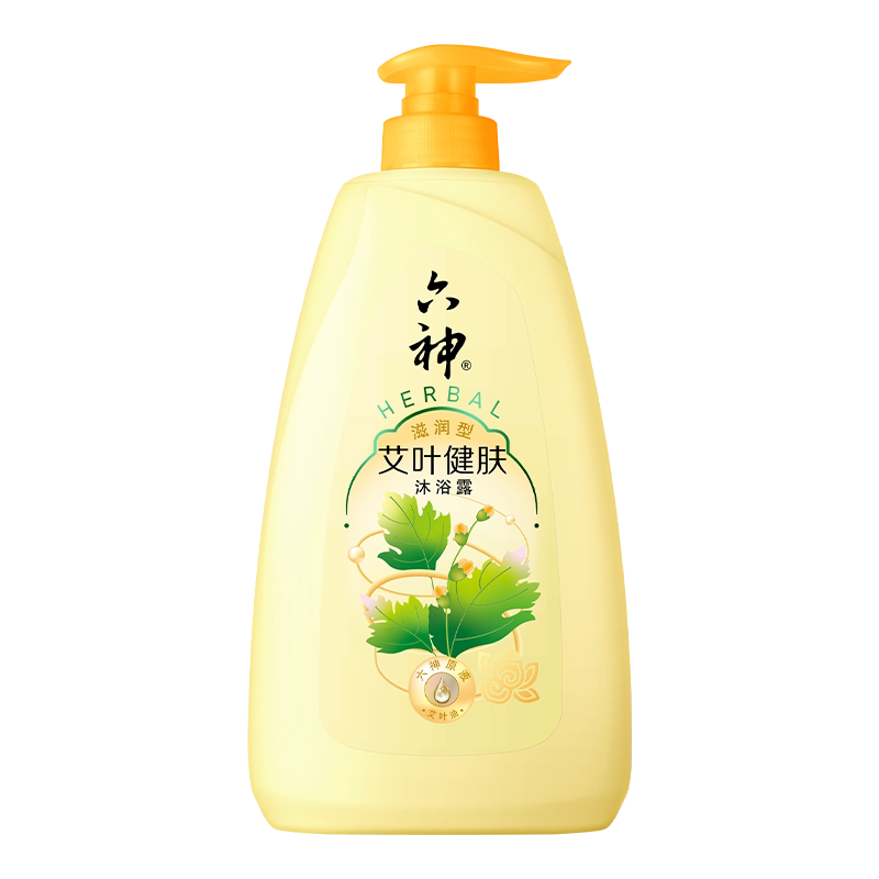 移动端：六神 艾叶健肤沐浴露1L 32.9元（淘金币可抵0.4元起）