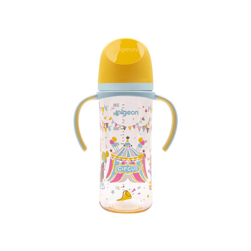 PLUS会员：Pigeon 贝亲 彩绘系列 婴儿宽口径PPSU奶瓶 330ml 109元（双重优惠）