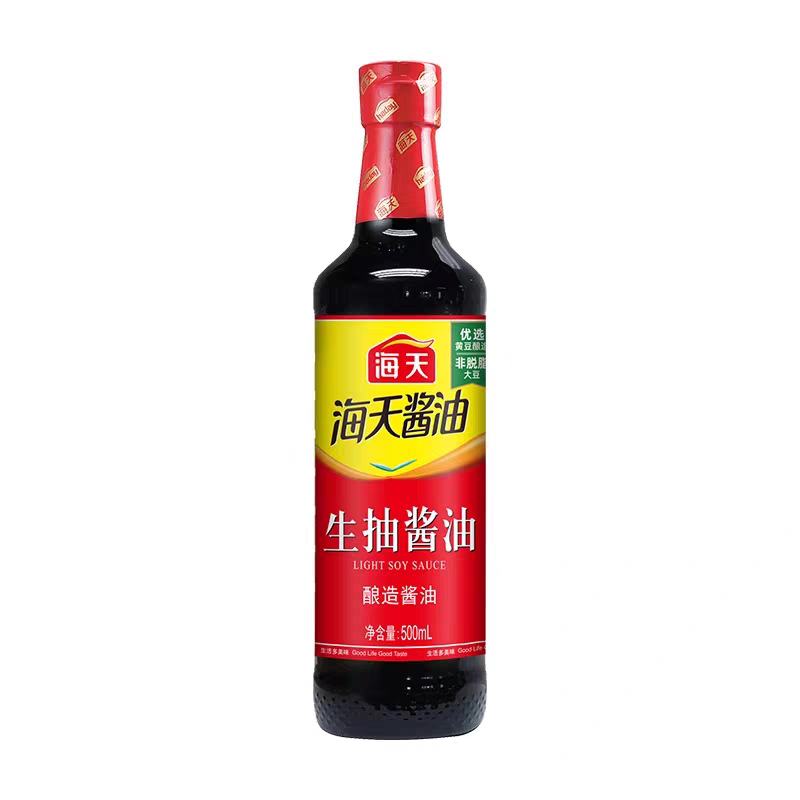 海天酱油 生抽酱油500mL 2.88元包邮