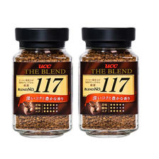 UCC 悠诗诗 117速溶黑咖啡粉 日本进口 冻干无蔗糖职人美式咖啡口感醇厚 117