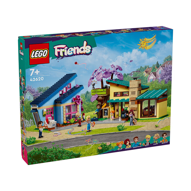 PLUS会员：LEGO 乐高 好朋友系列 42620 斜顶树屋 444.25元包邮（双重优惠）