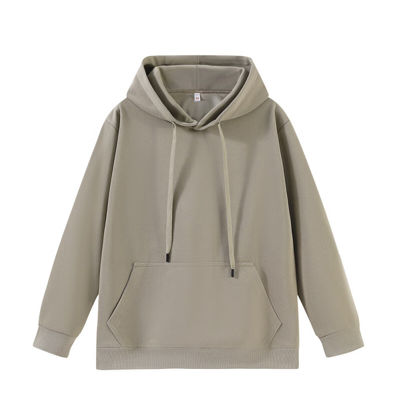 凡客诚品 店连帽卫衣男秋季休闲运动长袖上衣外套 浅卡其 34.72元