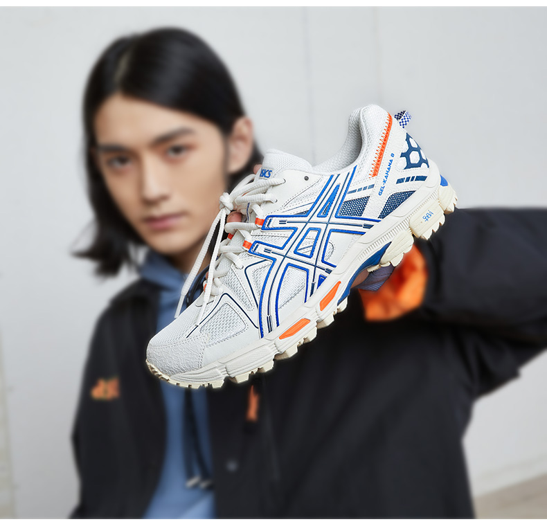 ASICS 亚瑟士 Gel-Kahana 8 男子跑鞋 1011B109-203 棕色/蓝色 42 429元（需用券）