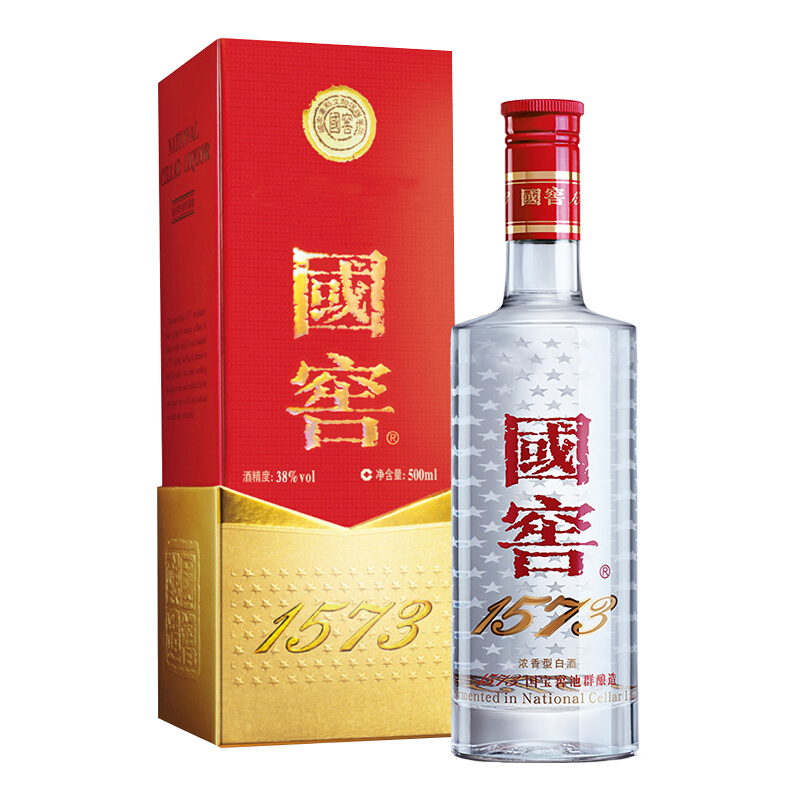 国窖1573 38%vol 浓香型白酒 500ml 单瓶装 750元