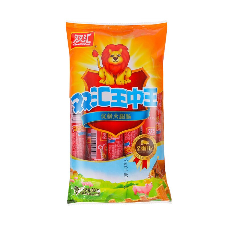 88VIP：双汇 王中王火腿肠 240g 30g×8支 1.76元