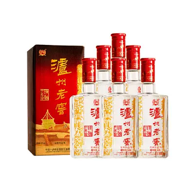 再降价，88会员：泸州老窖六年窖头曲 52度浓香型白酒 整箱装 500ml×6瓶 326.35