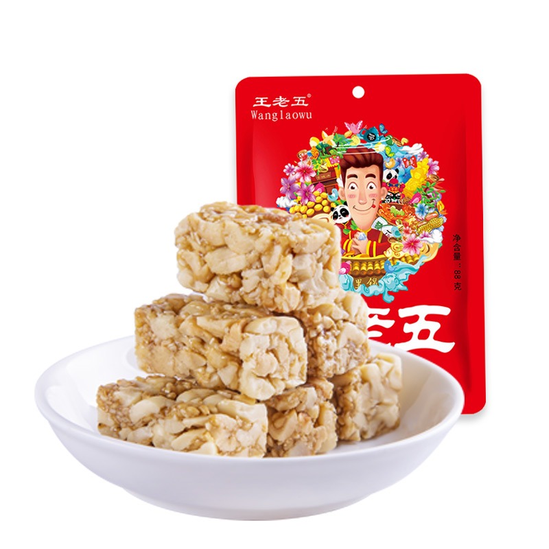 王老五 花生酥 原味 88g 3.31元