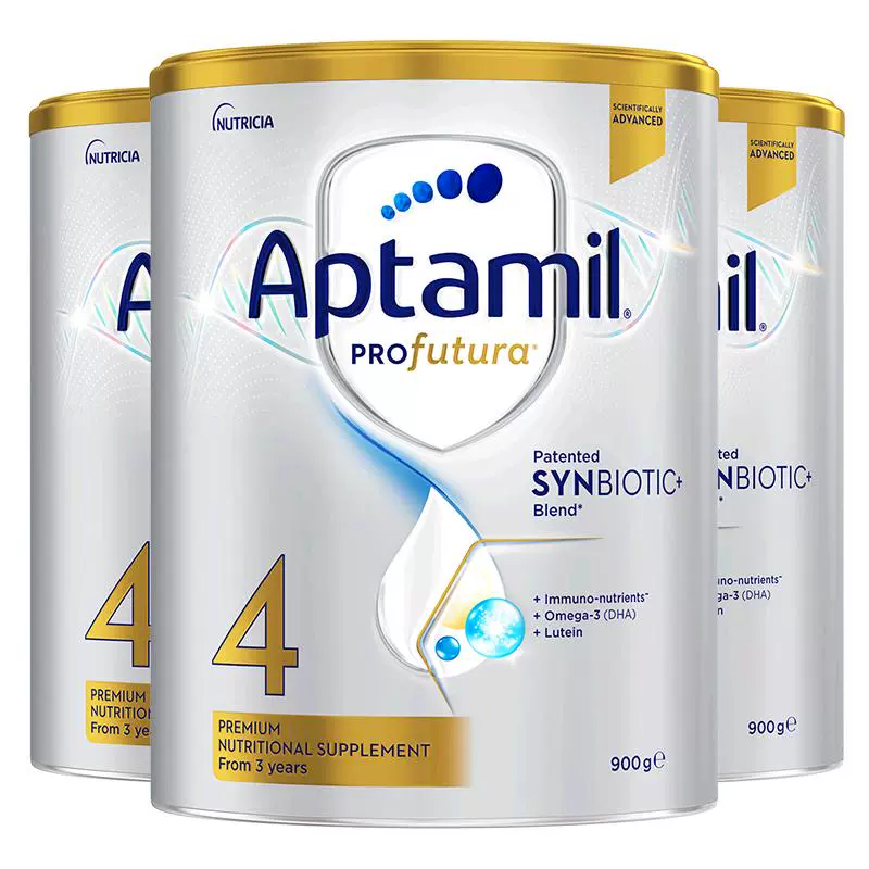 Aptamil 爱他美 白金澳洲版 幼儿配方奶粉 4段 900g*3罐 ￥577.97