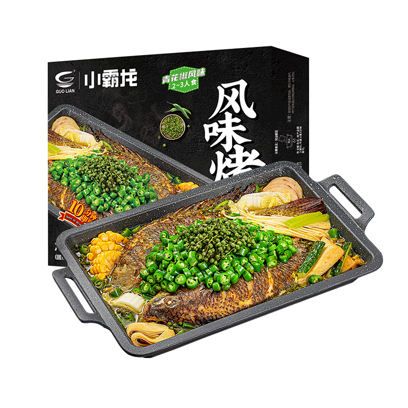 GUOLIAN 国联 小霸龙 风味烤鱼 青花椒风味 1kg 26.63元