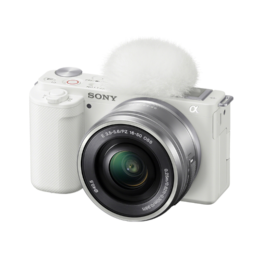 索尼 SONY ZV-E10 APS-C画幅 微单相机 白色 E PZ 16-50mm F3.5 OSS 变焦镜头 单头套机 4