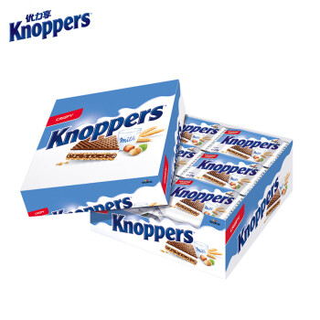 Knoppers 优立享 牛奶榛子巧克力威化饼干 600g ￥61.3