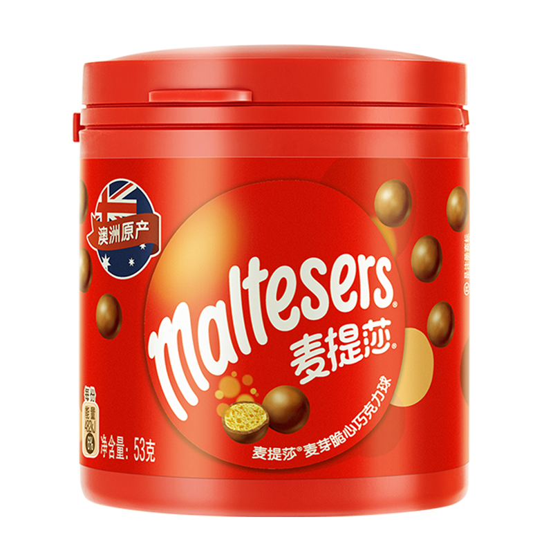 88VIP：Dove 德芙 maltesers 麦提莎 脆心巧克力球 53g 16.91元