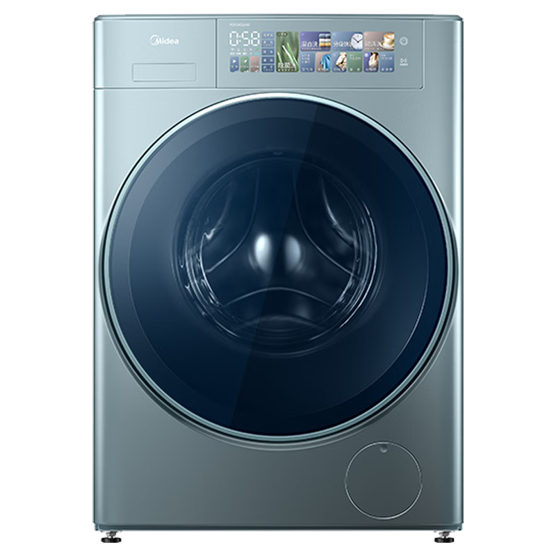 预售、PLUS会员： Midea 美的 元气轻氧系列 MD100SAIR 洗烘一体机 10kg 返后2284.6