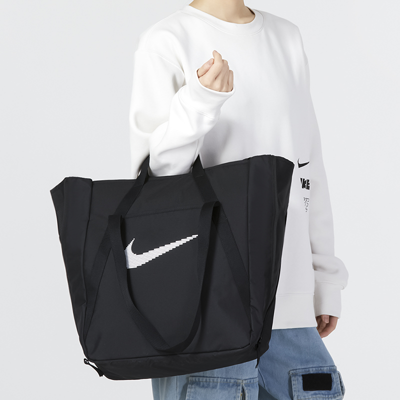 NIKE 耐克 女包托特包大容量单肩包简约便携收纳运动包DR7217-010 209元