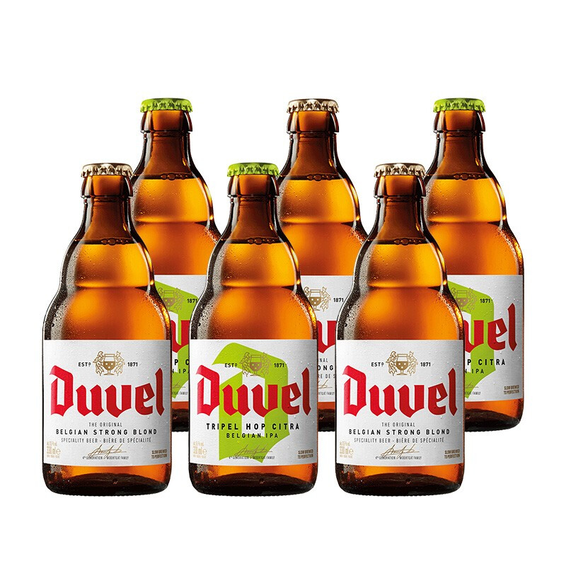 Duvel 督威 黄金三花精酿啤酒 330ml*6瓶 69元（需用券）