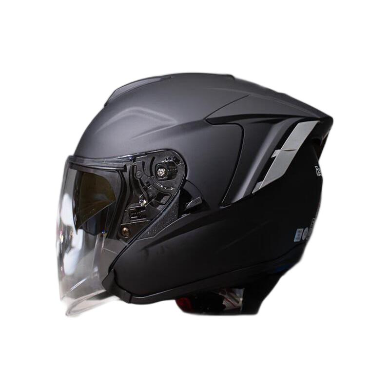 京东百亿补贴：RSV 摩托车四分之三头盔 双镜 哑黑 2XL (60-61CM) 228.75元包邮