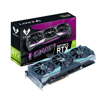 MAXSUN 铭瑄 GeForce RTX 3060 iCraft OC 12G 显卡 12GB 黑色 1899元