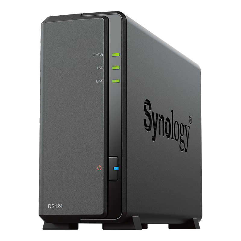 群晖（Synology） DS124 四核心 单盘位 NAS网络存储 私有云 智能相册 1222.26元