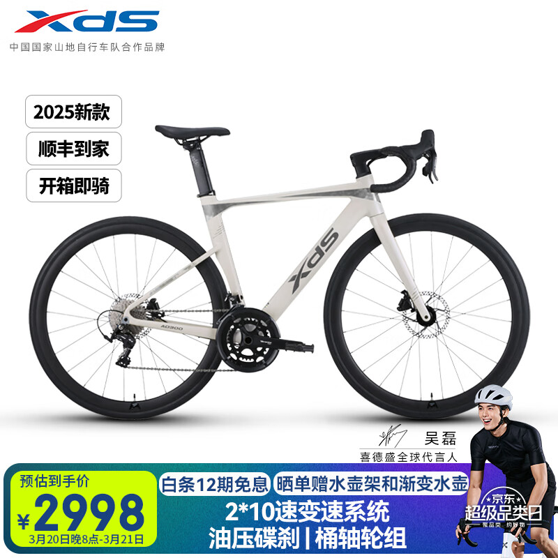 喜德盛 AD300 公路车 白蛇 480mm ￥2758