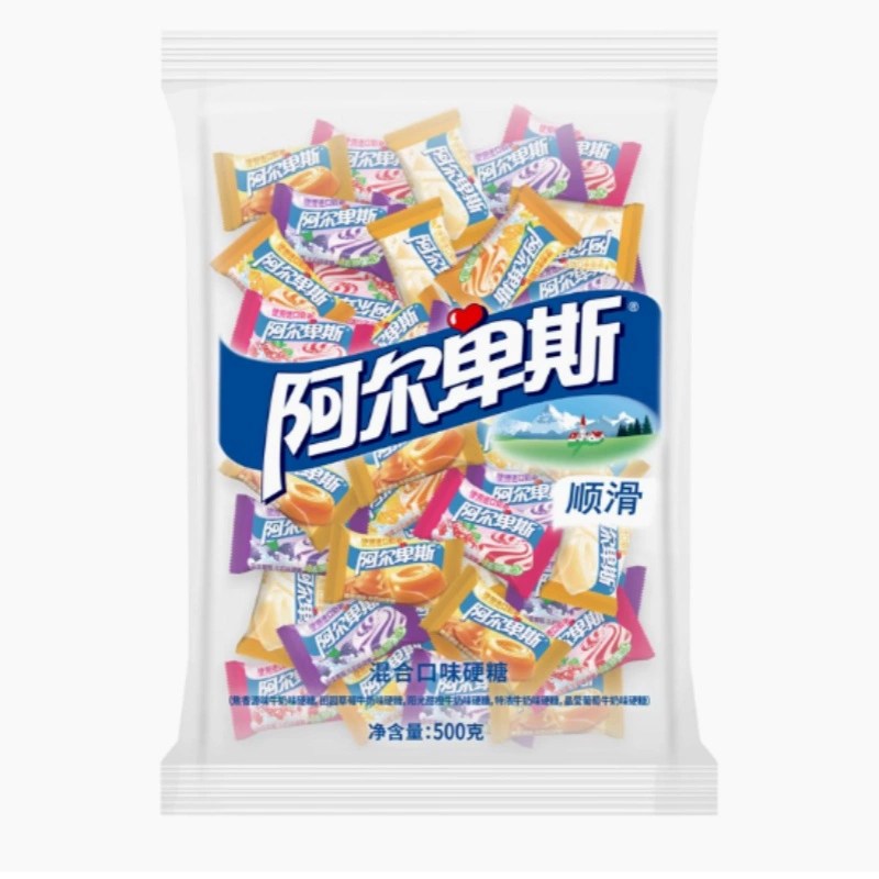 阿尔卑斯混合口味硬糖软糖500g 券后22.94元