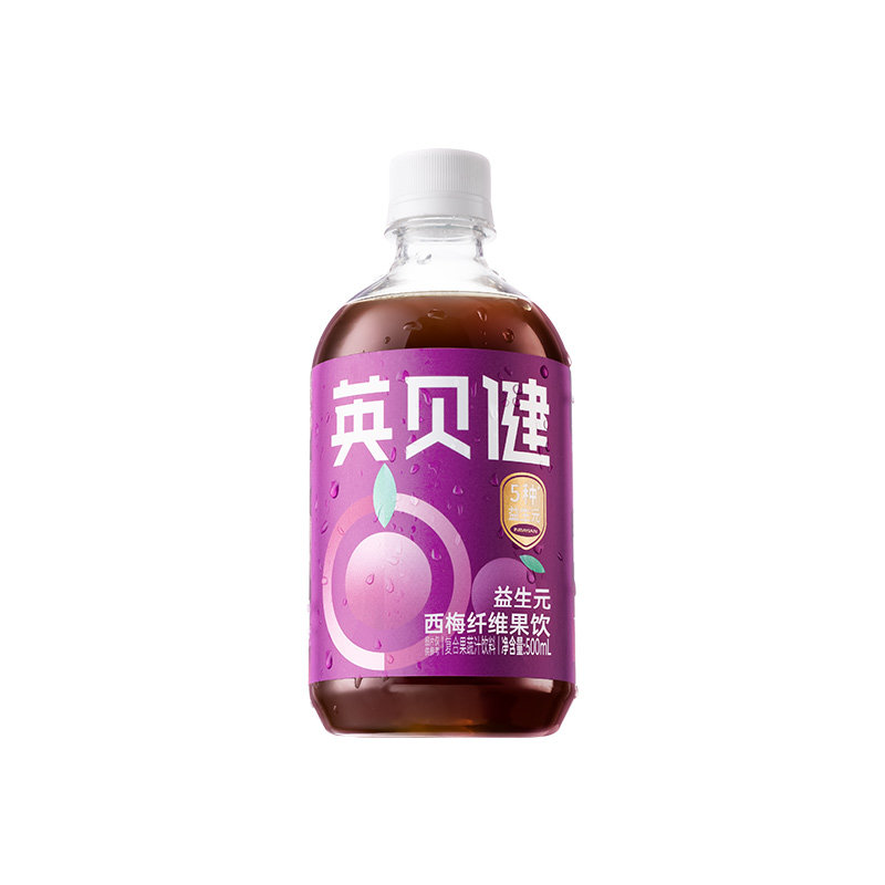 移动端：英贝健 大餐救星 益生元 西梅纤维果饮 500ml*5瓶 210元（淘金币可抵1