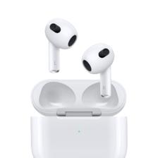 再降价、PLUS会员：Apple 苹果 AirPods (第三代) 配闪电充电盒苹果耳机 蓝牙耳