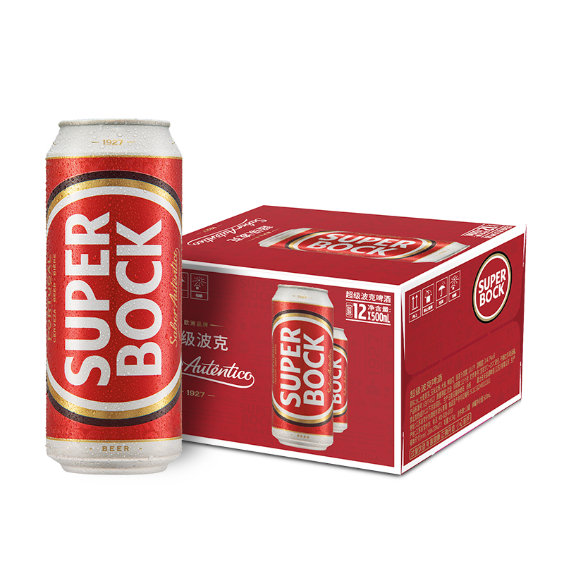 88VIP：super bock 经典红罐拉格 500ml 12罐 65.3元