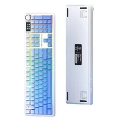 3日20点：AULA 狼蛛 F108 Pro 三模机械键盘 108键盘 冰川蓝-风灵轴 299元（PLUS立