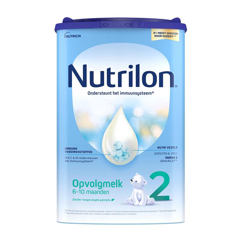 Nutrilon 较大婴儿奶粉 荷兰版 2段 800g 易乐罐 134元（需用券）