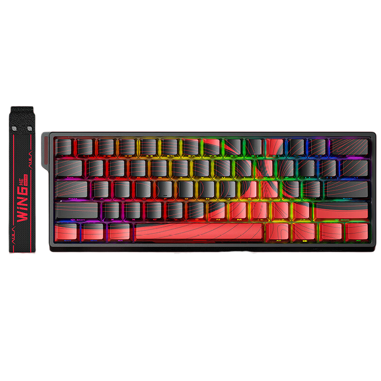 狼蛛 WiN 60HE MAX 60键 有线机械键盘 侧刻磁感线 咏春磁轴 RGB 199元