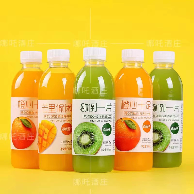 果汁饮料360ml×12瓶/5瓶整箱网红夏季芒果鲜橙猕猴桃汁特价饮品 ￥5.94