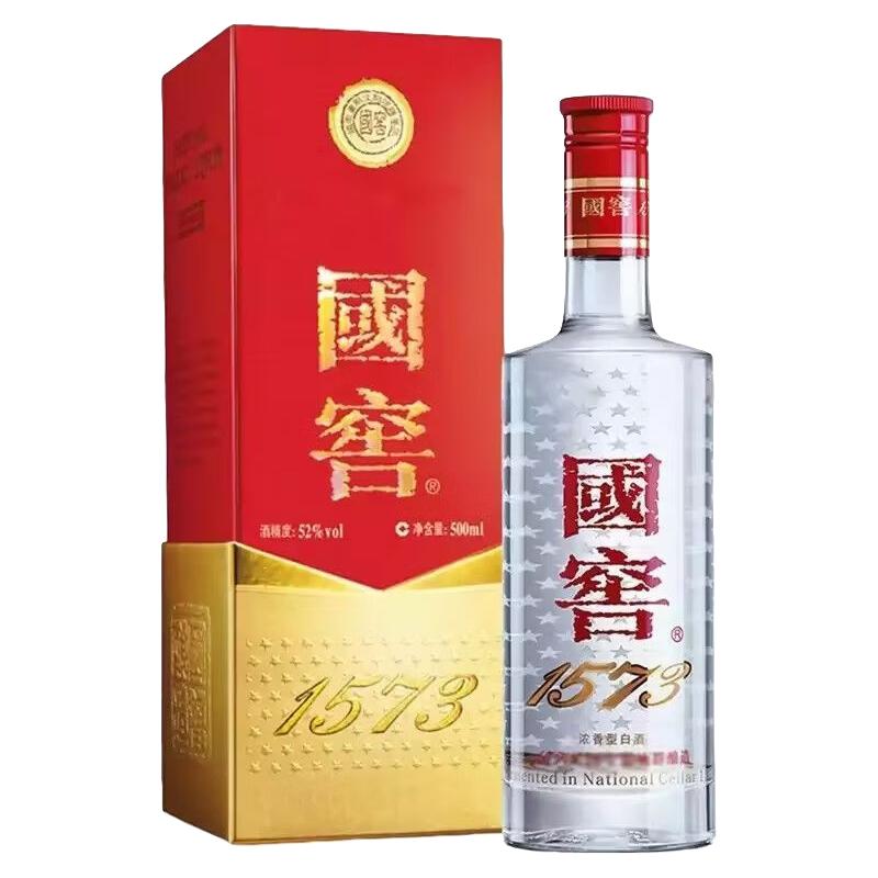 泸州老窖 国窖1573 浓香型白酒 52度 500ml*1瓶 729.9元