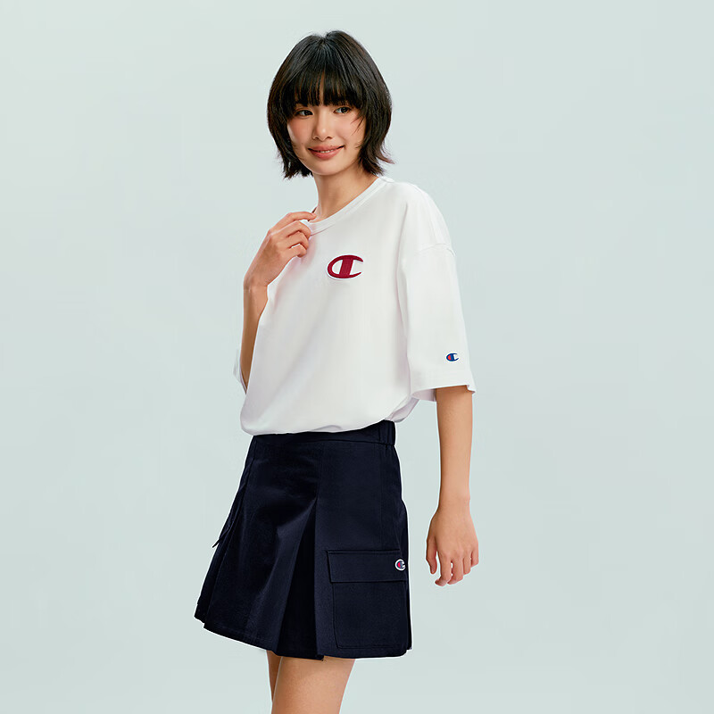 Champion T恤 白色 S 124元（需用券）
