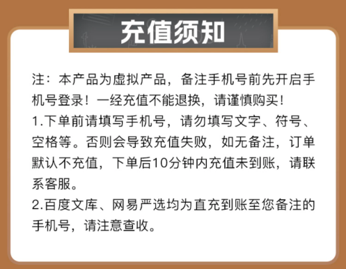 百度文库会员年卡+网易严选pro会员年卡