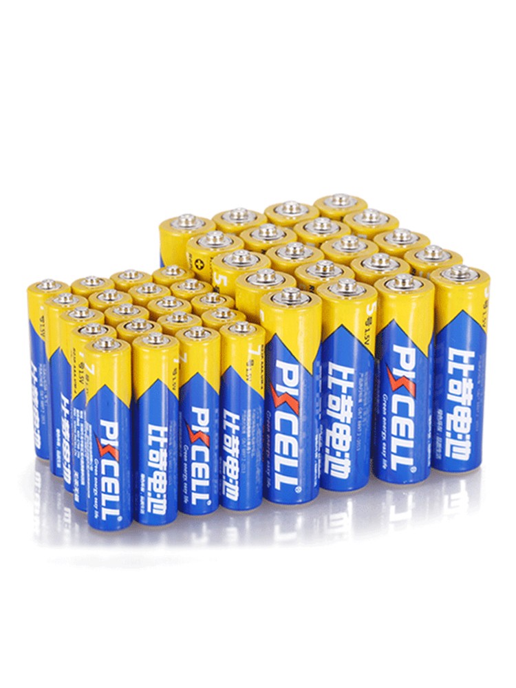 PKCELL 比苛 7号碳性电池 1.5V 20粒+5号碳性电池 1.5V 20粒 40粒装 13.9元（需用券