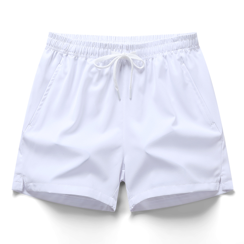 夏季薄款男女三分短裤休闲跑步篮球运动裤健身速干冰丝沙滩裤子五 16.5元