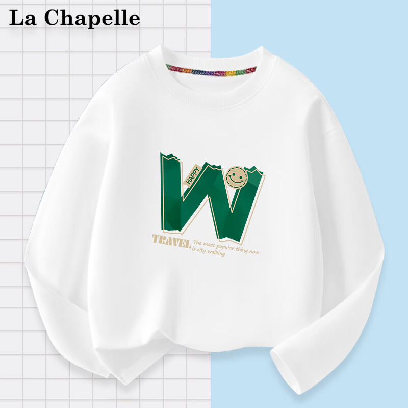 La Chapelle 儿童长袖t恤纯棉打底衫 ￥15.45