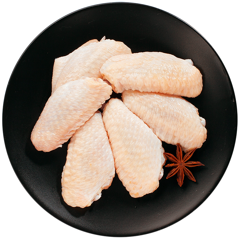 京东百亿补贴、Plus会员:CP正大食品（CP）白羽鸡 鸡翅中1kg 出口级食材 冷冻
