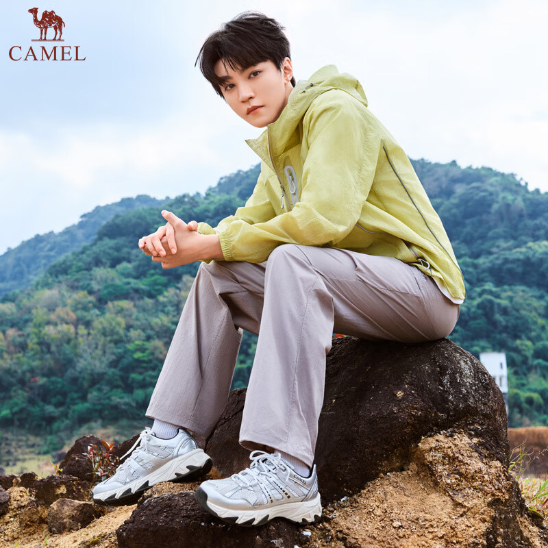 骆驼 CAMEL 户外登山鞋 王俊凯同款 夏季网面透气 124元