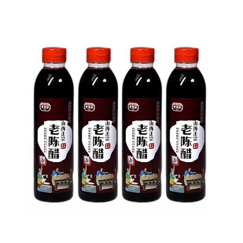 晋言居 山西正宗老陈醋420ml*4瓶 券后9.9元