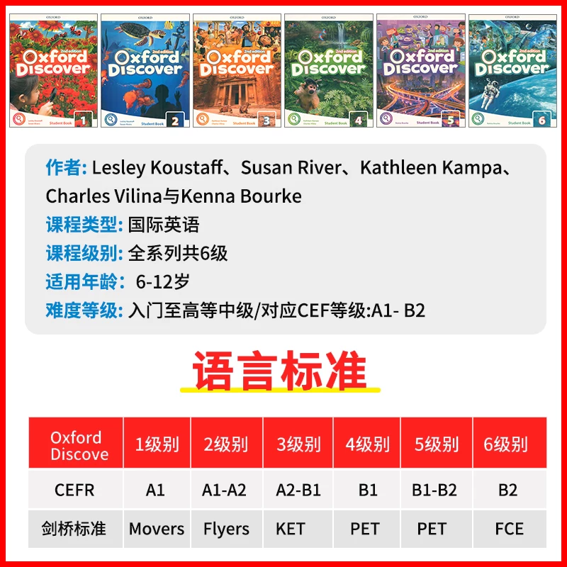 oxford discover 新版第二版牛津少儿英语教材oxforddiscover 1-6 50元 - 清风线报