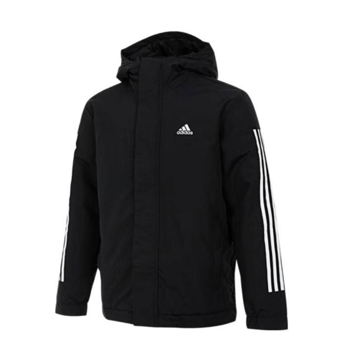 plus会员、阿迪达斯 （adidas）2024年男子3S HOODED JKT棉服 436.83元（需凑单）