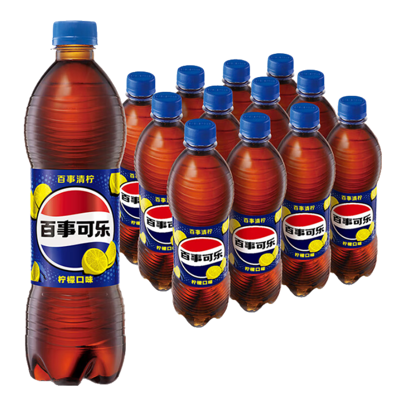 plus、概率券：百事可乐 Pepsi 清柠味 500ml*12瓶*2件+凑单品 45.33元（合15.11元/