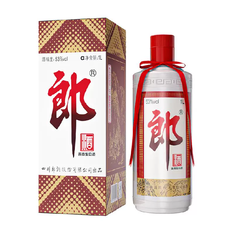 郎酒 郎牌郎酒1000ml 53%vol 酱香型白酒 整箱装 ￥332.05