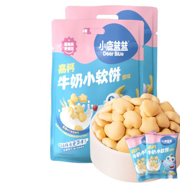 小鹿蓝蓝 33包高钙小软饼 10.9元(需用券)