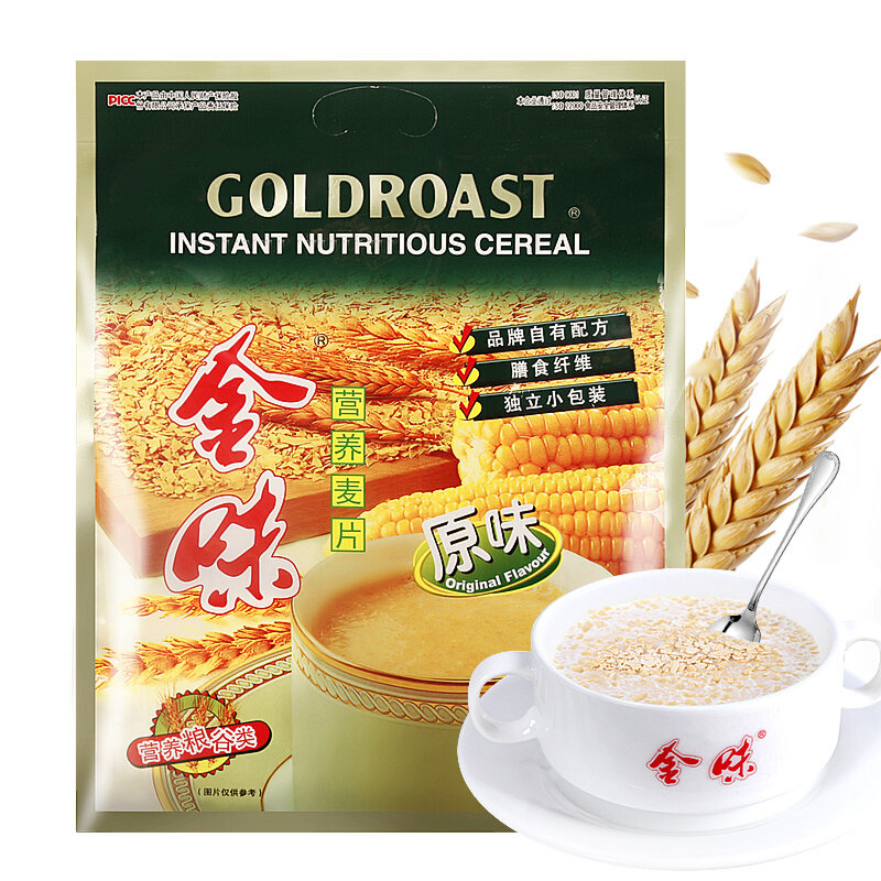 88VIP：GOLDROAST 金味 营养麦片 原味 600g 24.99元（需用券）