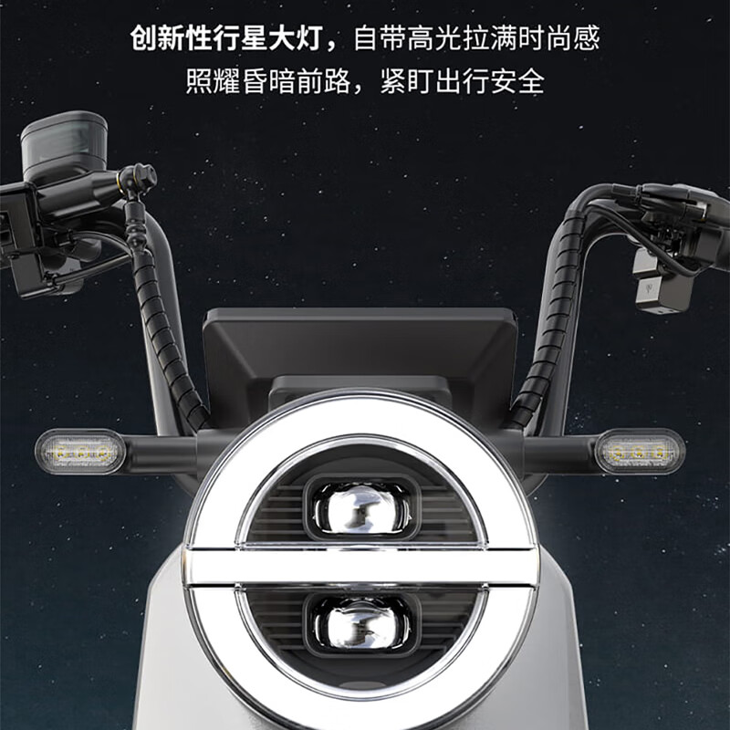 爱玛 酷骑S新国标可上牌铅酸电池长续航成人电瓶车电动自行车 到店选色提