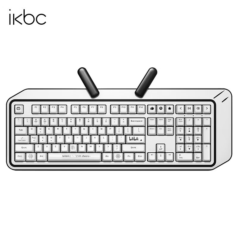 ikbc 双模机械键盘 108键 红轴 bilibiliB站联名 319元（需用券）